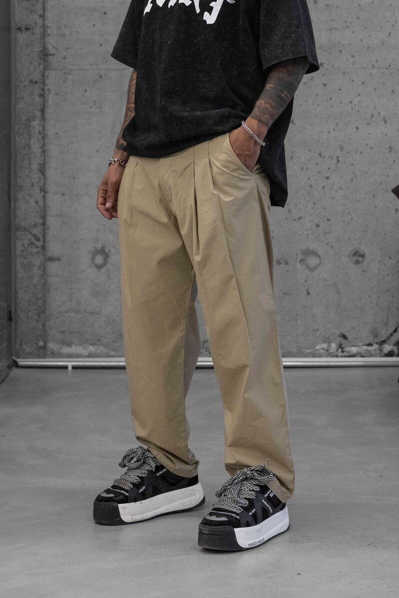 Parachute Jogger Pants Beige 16288