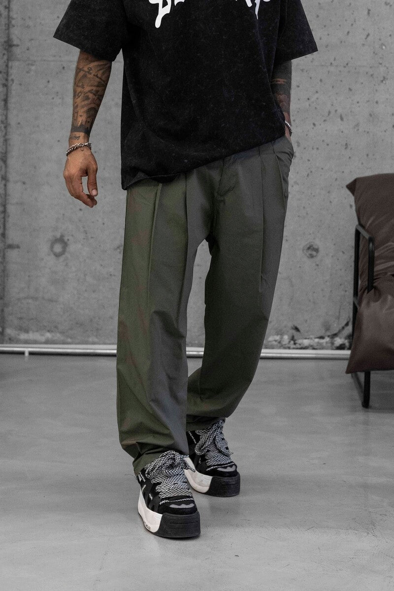 Parachute Jogger Pants Green 16289