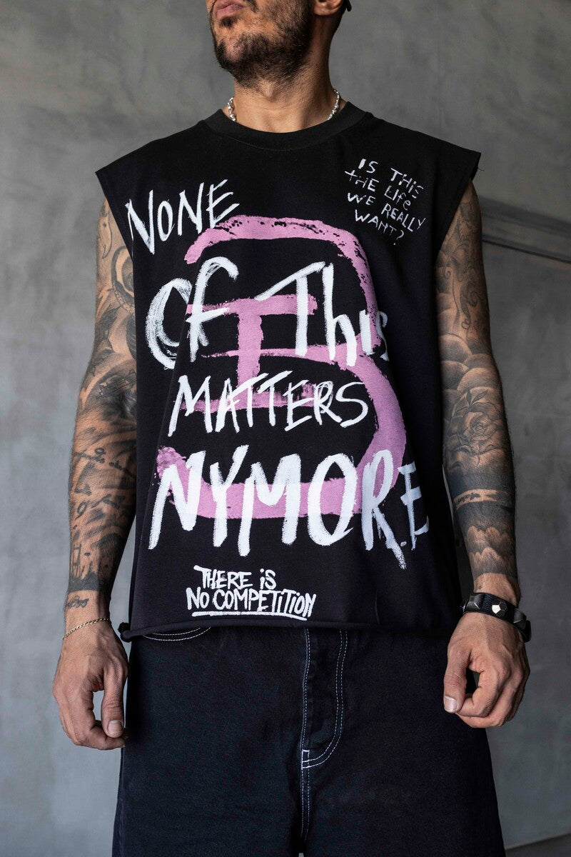 Printed Black Singlet 1887