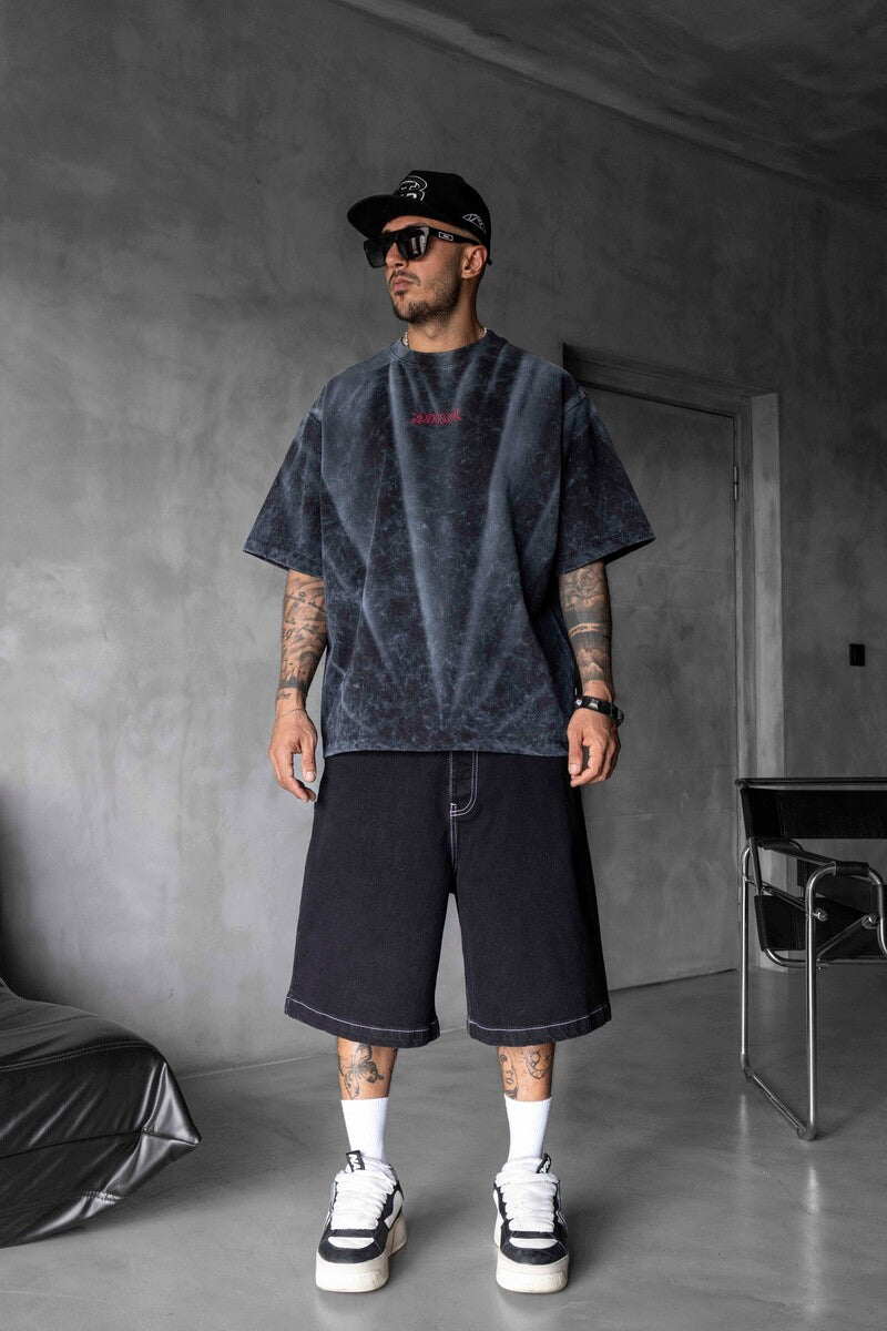 Printed Black T-shirt 1893