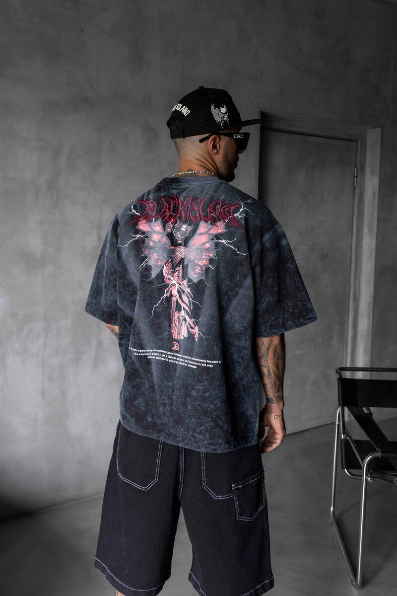 Printed Black T-shirt 1893