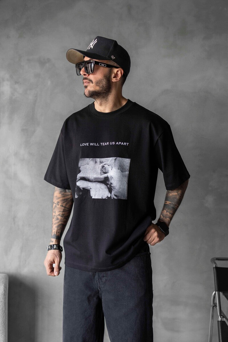 PRINTED T-SHIRT BLACK 1728