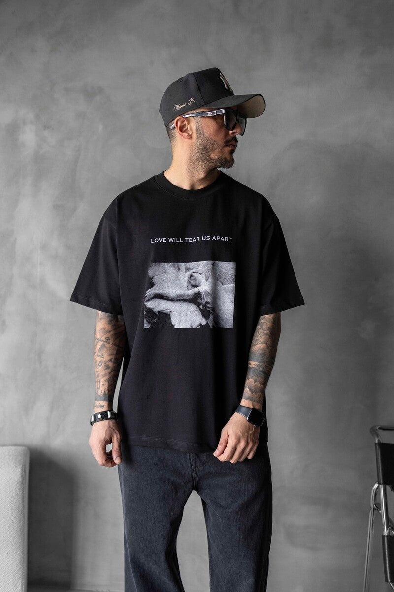 PRINTED T-SHIRT BLACK 1728