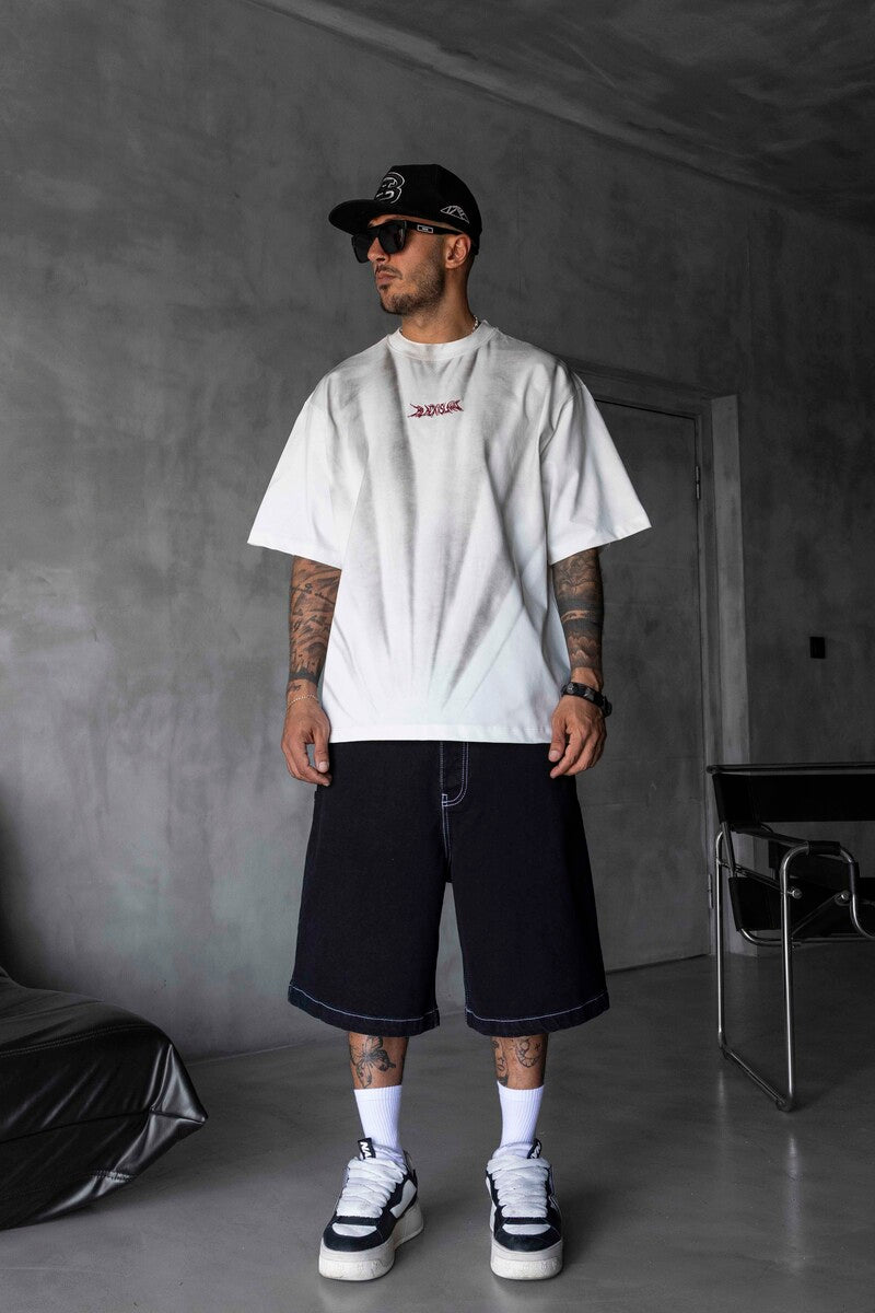 Printed White T-shirt 1893