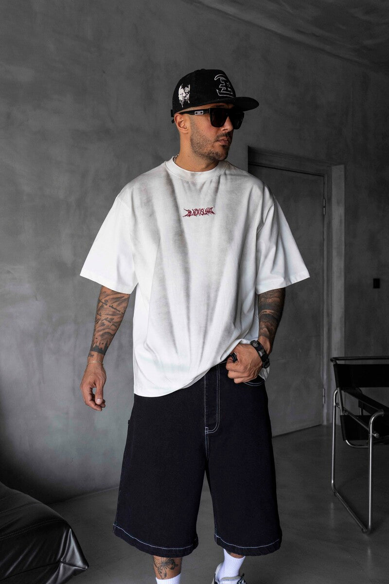 Printed White T-shirt 1893