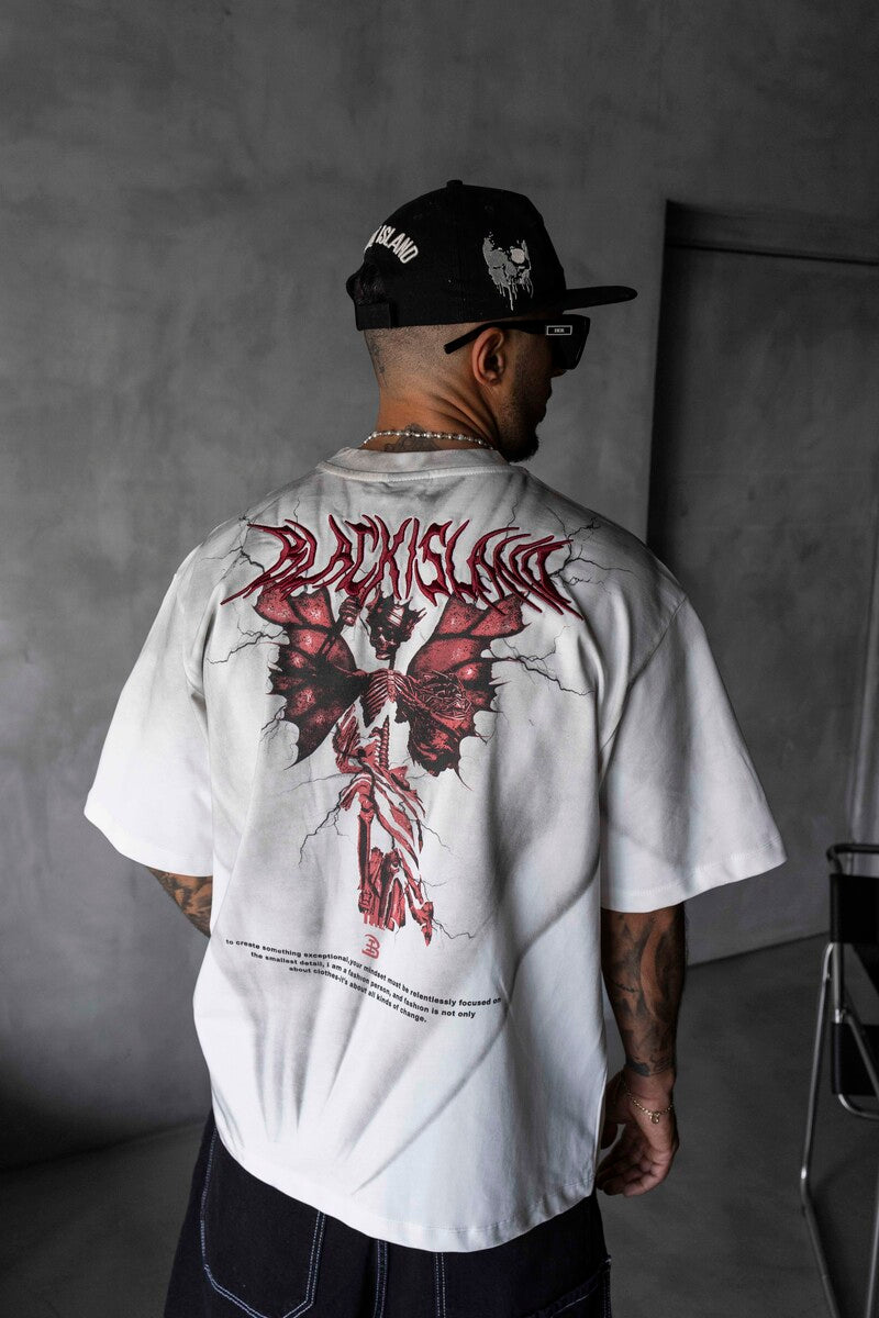 Printed White T-shirt 1893