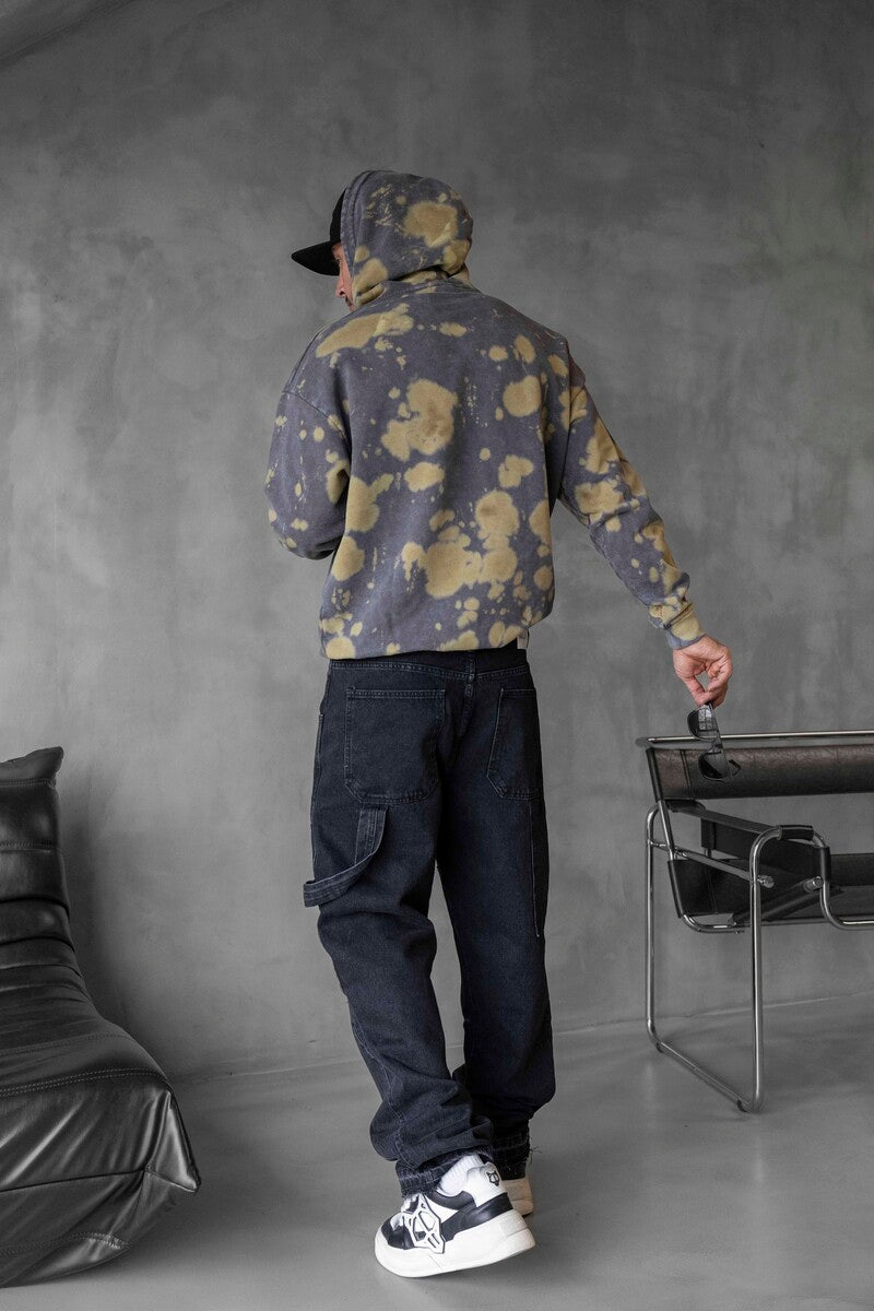 Saint Printed Grey Hoodie 1496