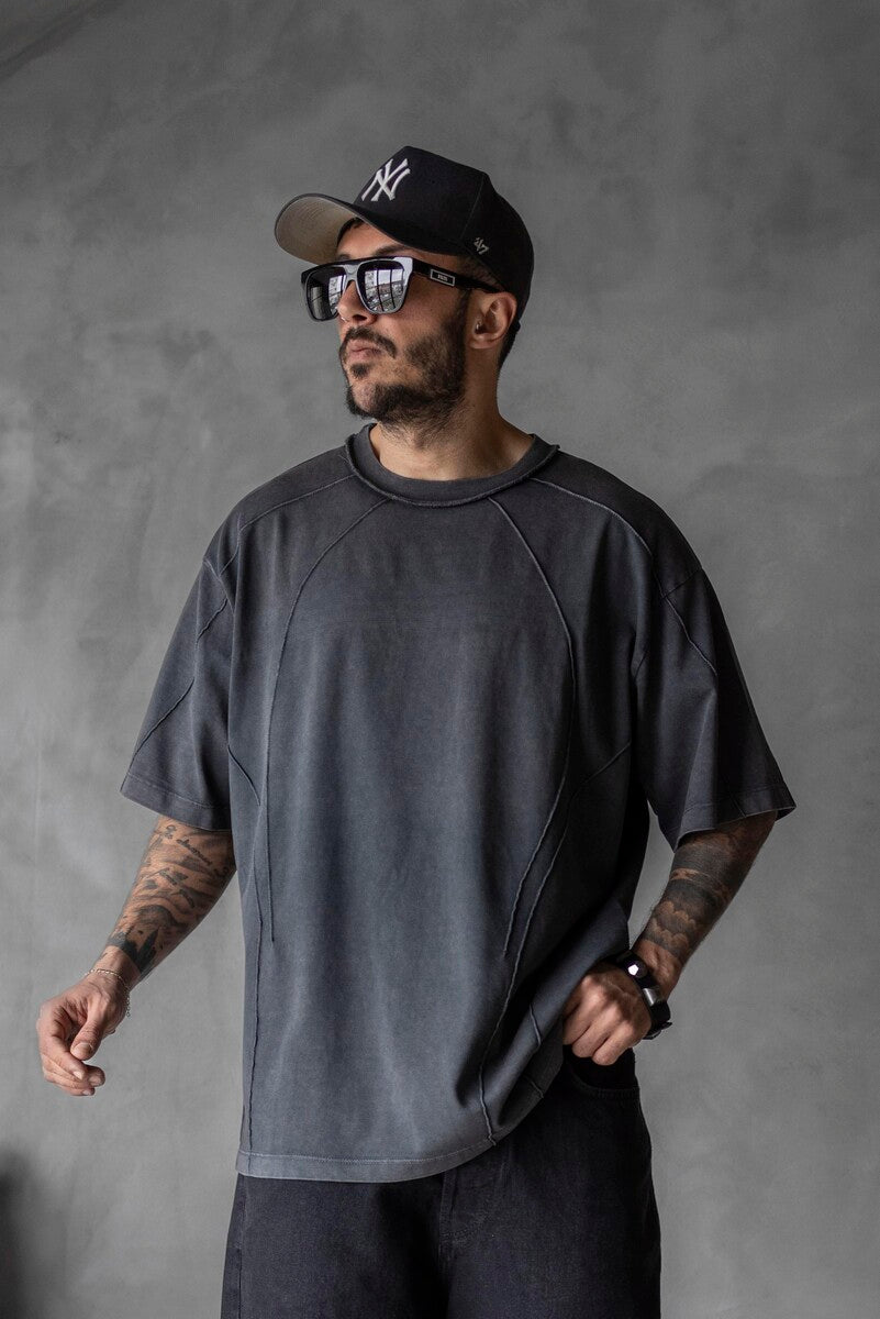 WASHED T-SHIRT BLACK 1726