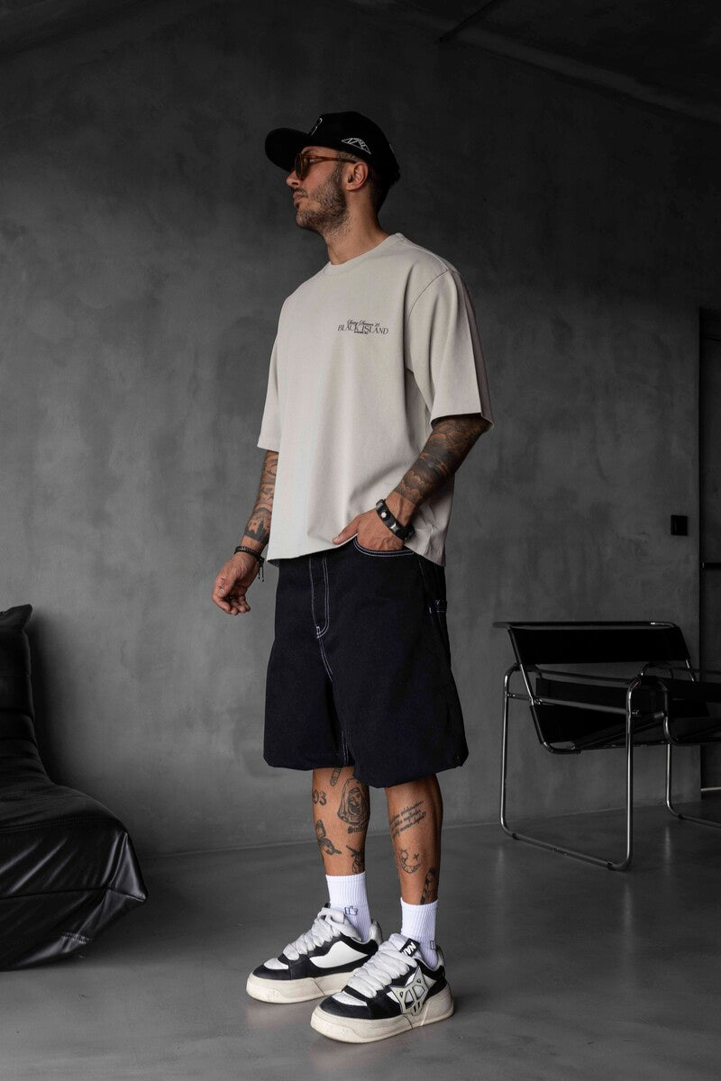 SPRING SUMMER WASHED T-SHIRT KHAKI 1853