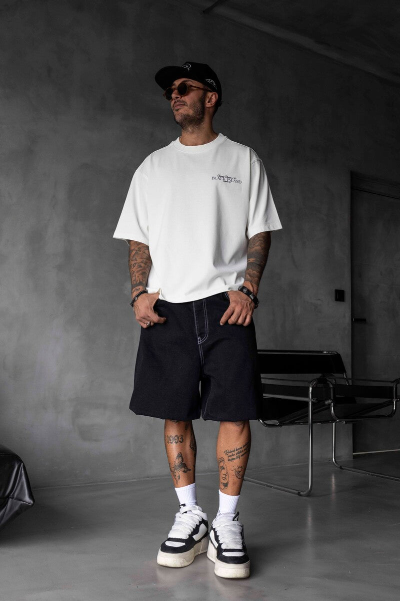 SPRING SUMMER WASHED T-SHIRT WHITE 1853