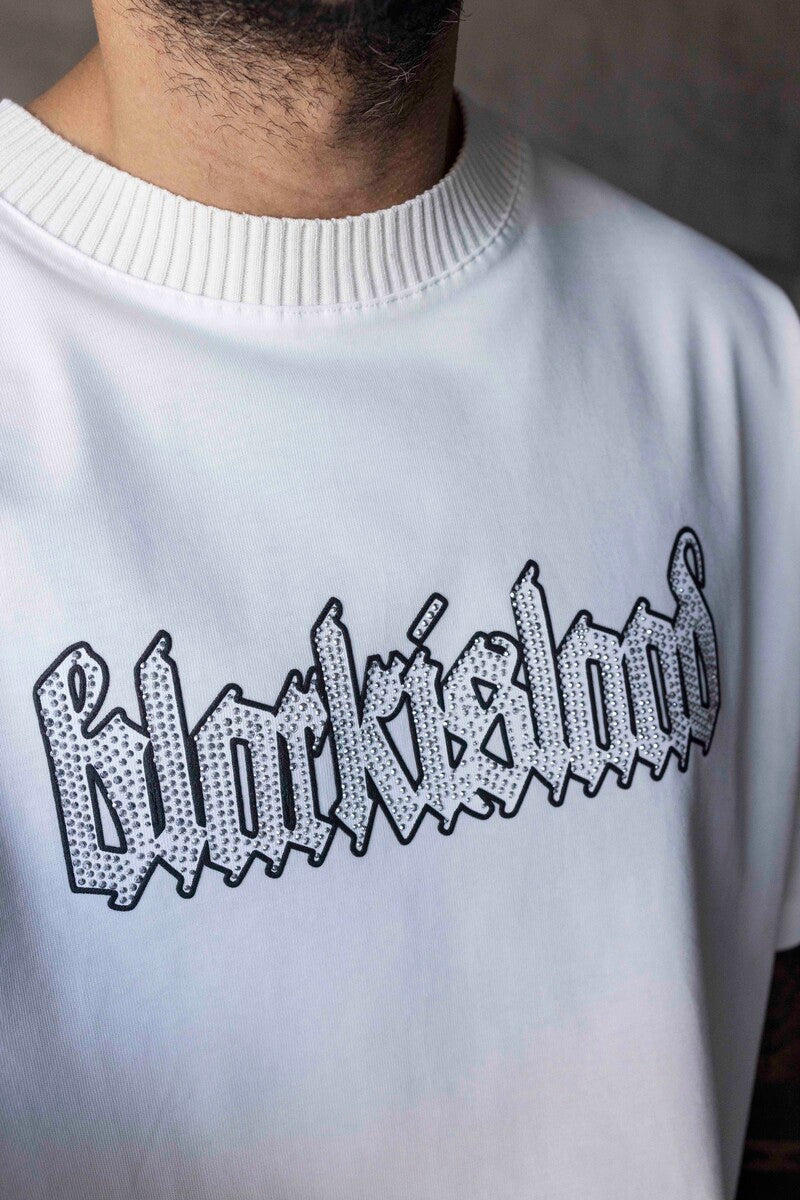 Stone Printed T-Shirt White1899