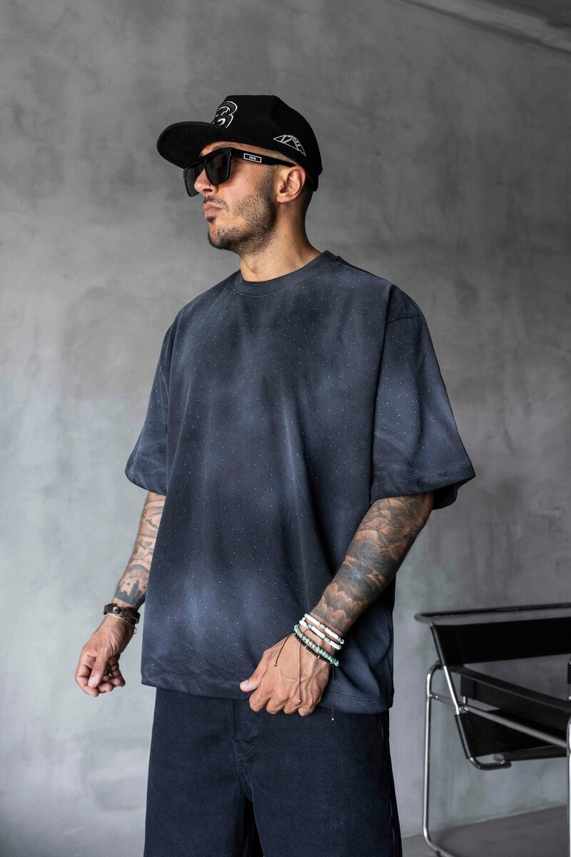 Stone & Washed T-Shirt Black 1911