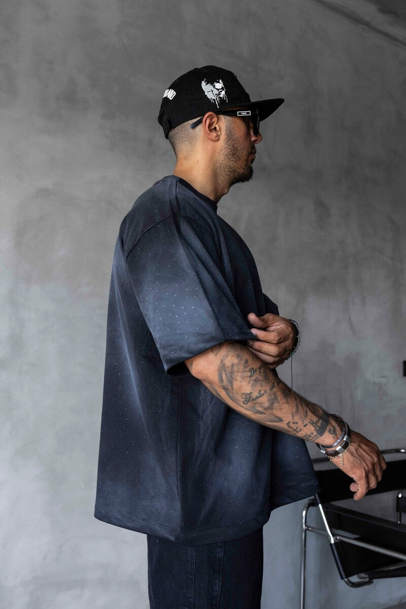 Stone & Washed T-Shirt Black 1911