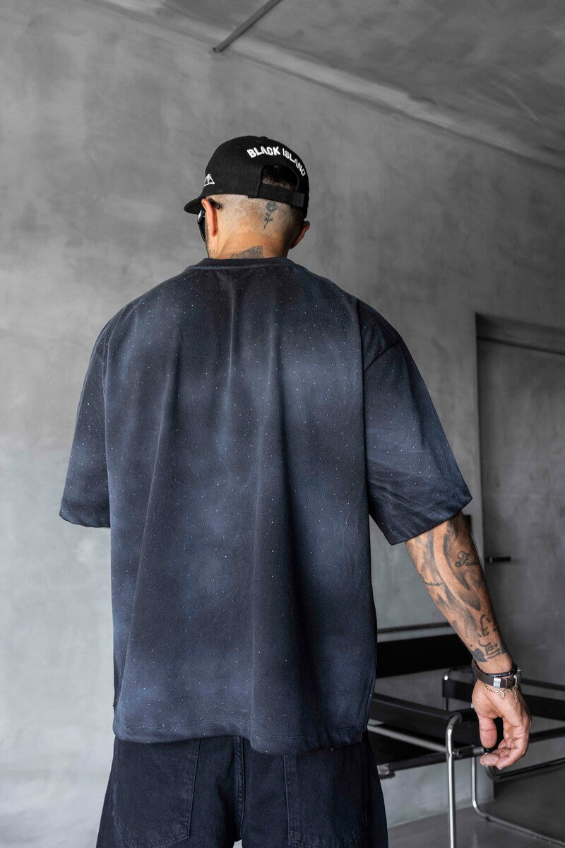 Stone & Washed T-Shirt Black 1911