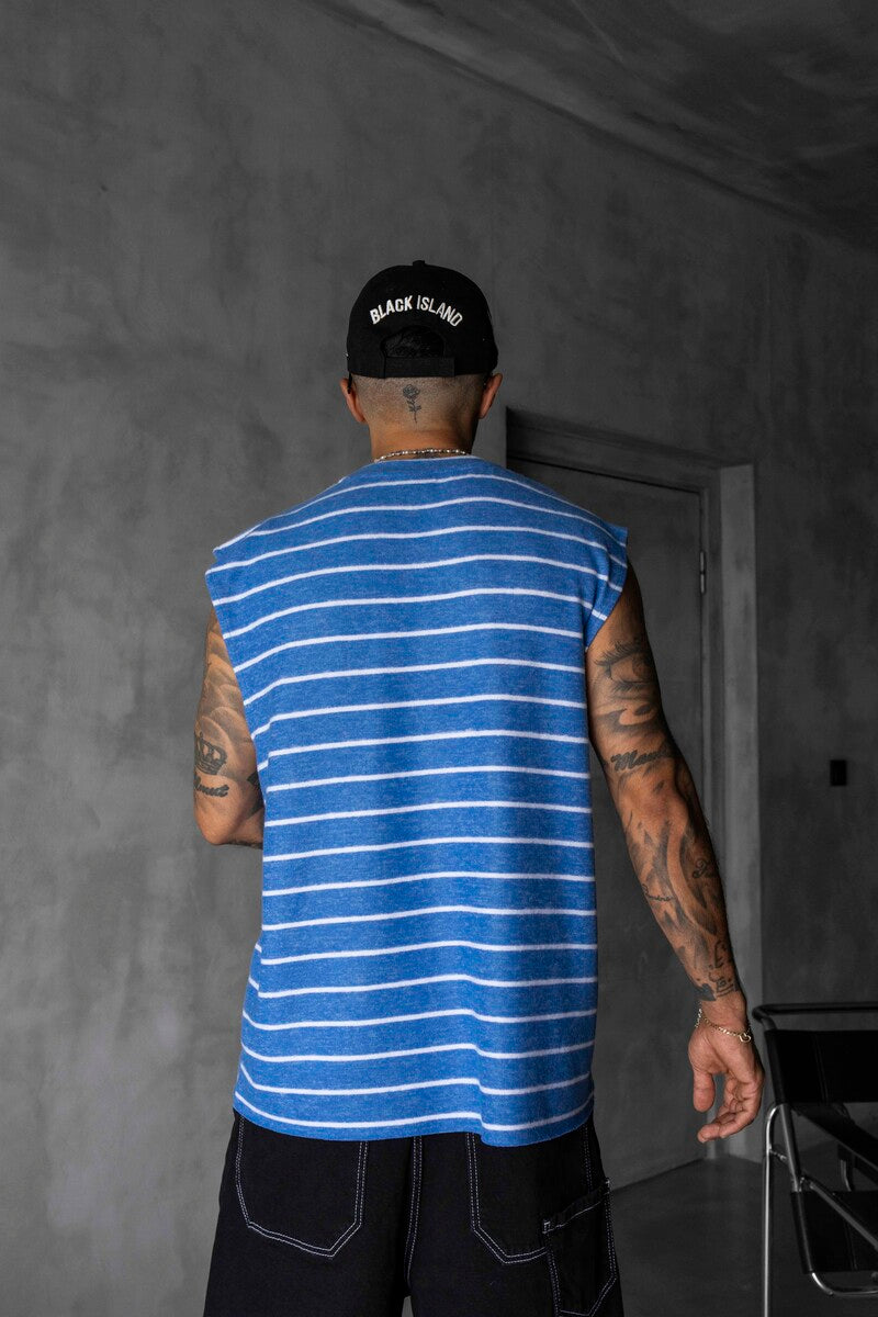 Striped Blue Singlet 1897