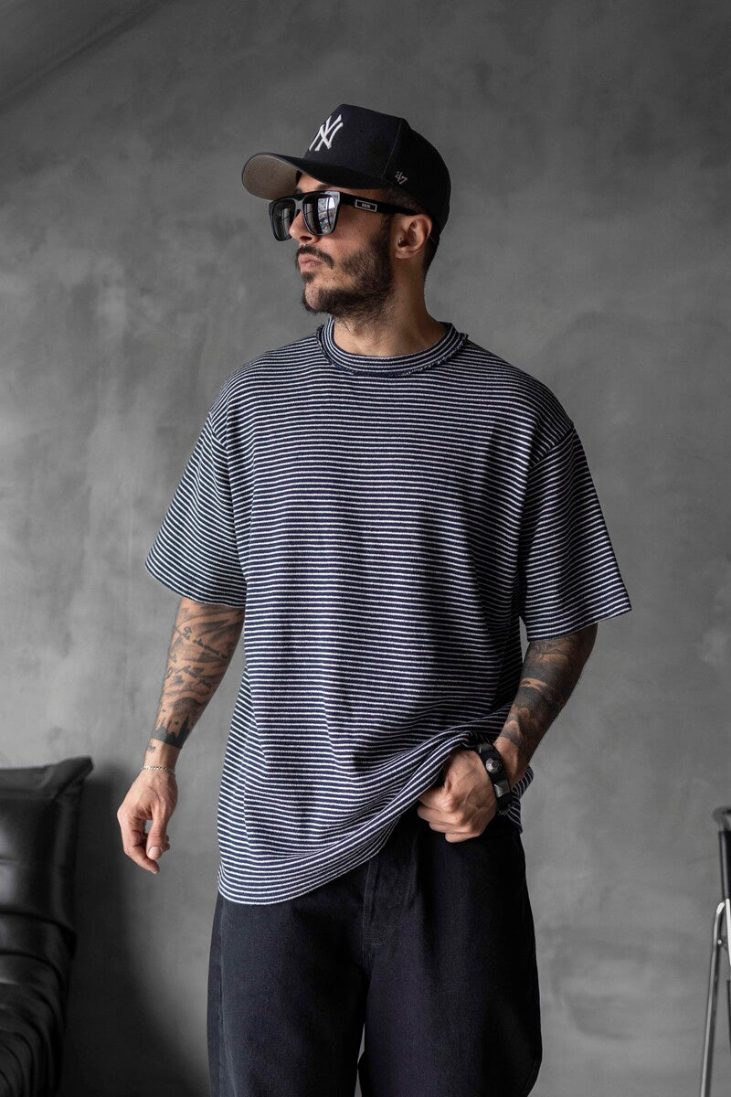 STRIPED T-SHIRT BLUE 1721