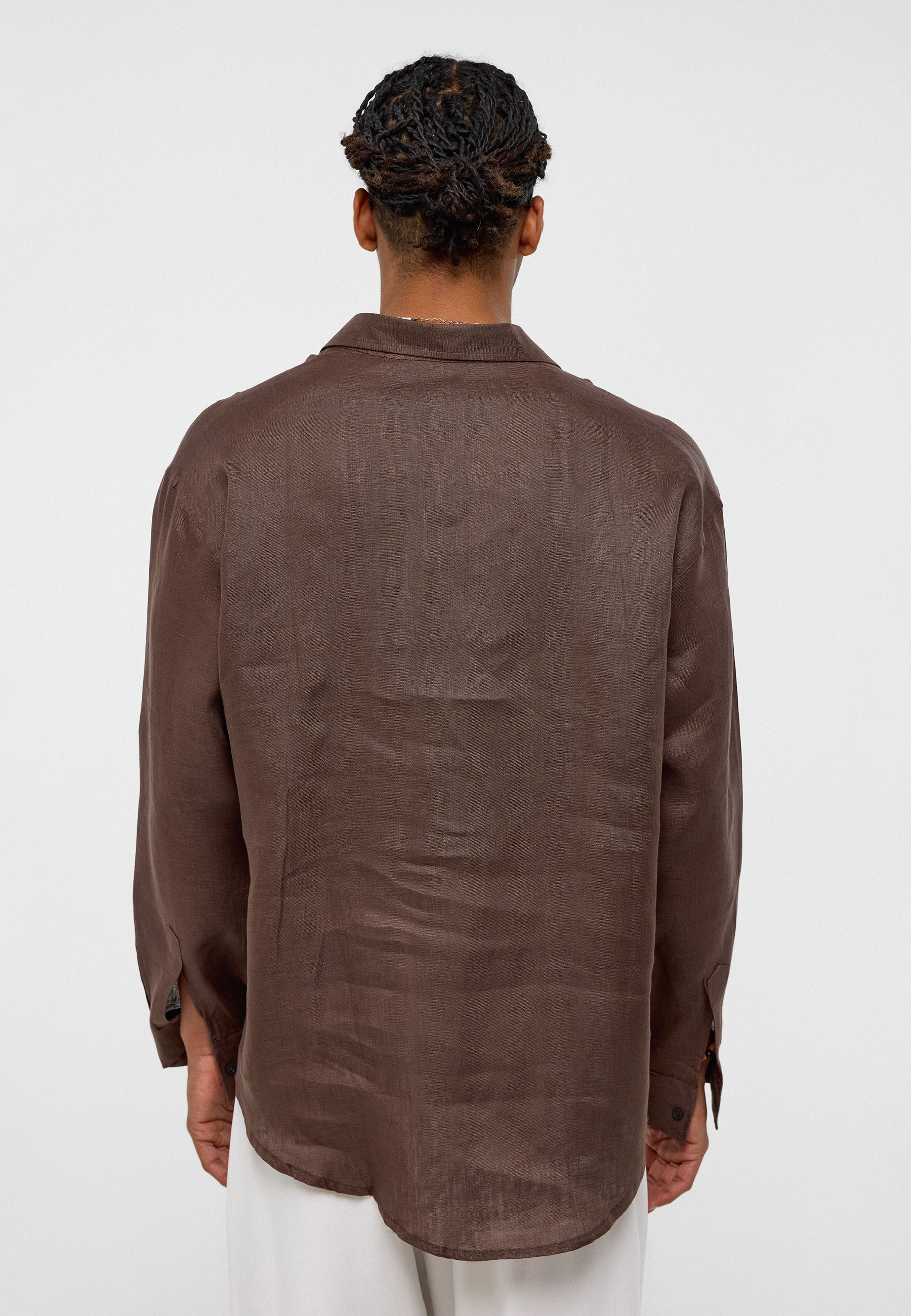 Deep Mocha Brown Freddy Comfort Fit Shirt – Clean-Cut Breezy Tailoring