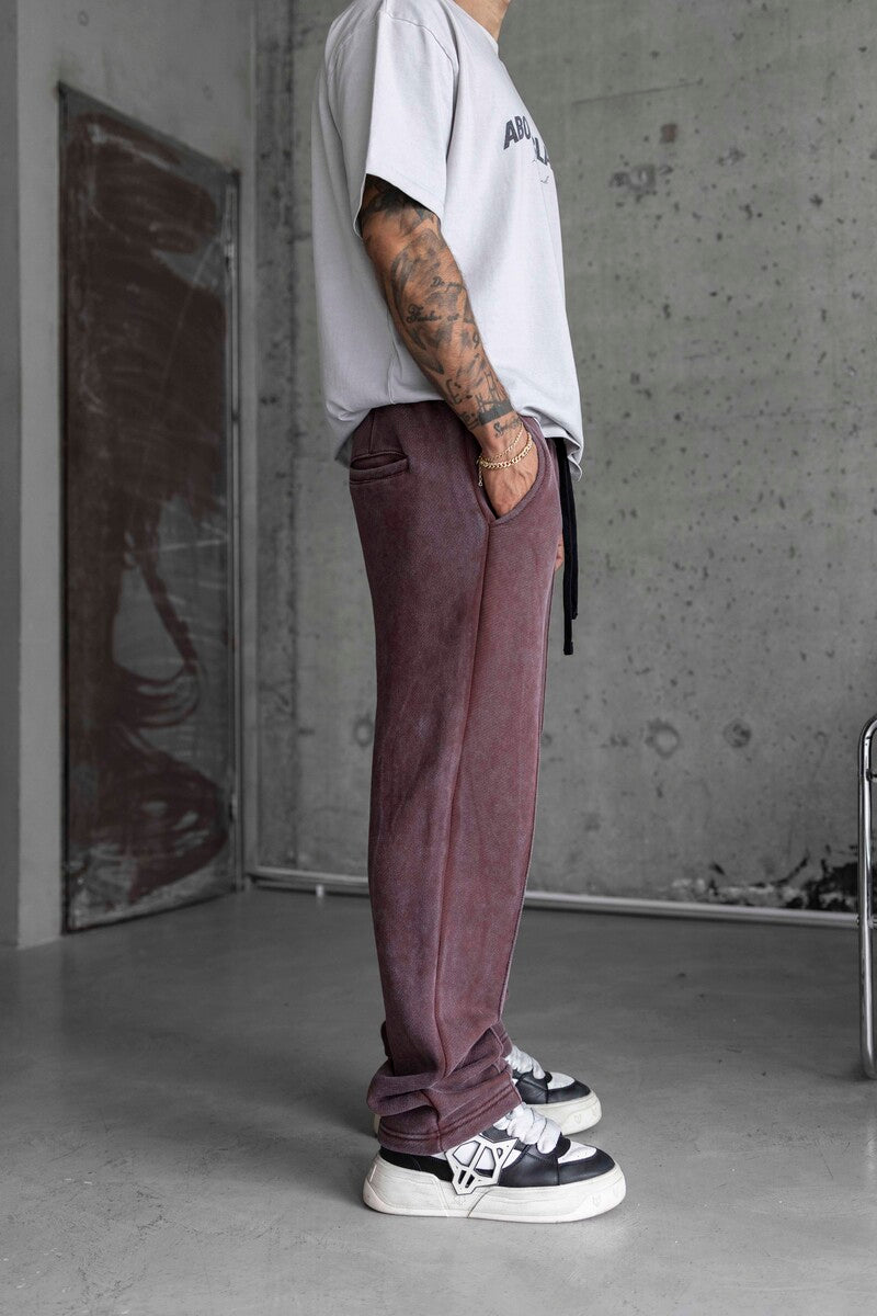 Washed Jogger Pants Brown 1790