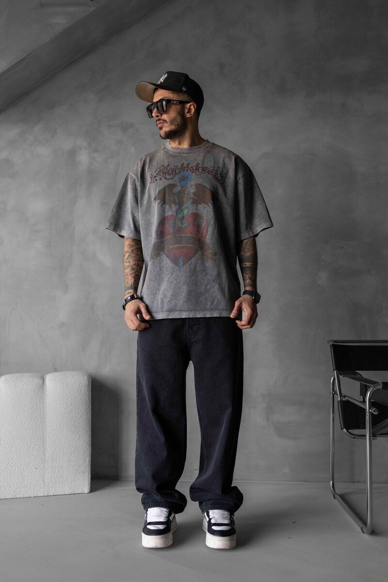 WASHED T-SHIRT ANTRA 1722