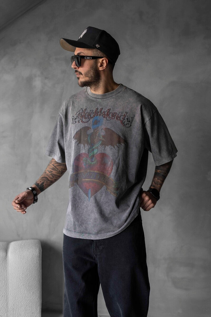 WASHED T-SHIRT ANTRA 1722