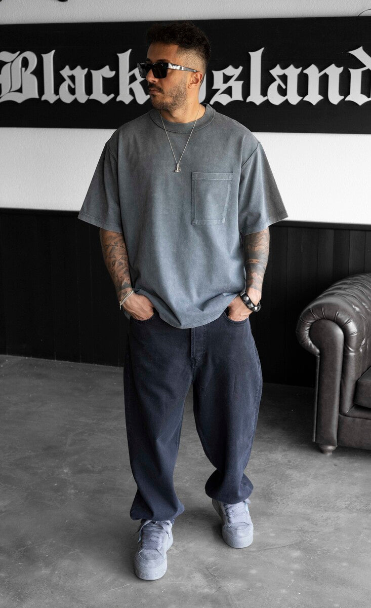 WASHED POCKET T-SHIRT ANTRA 1725