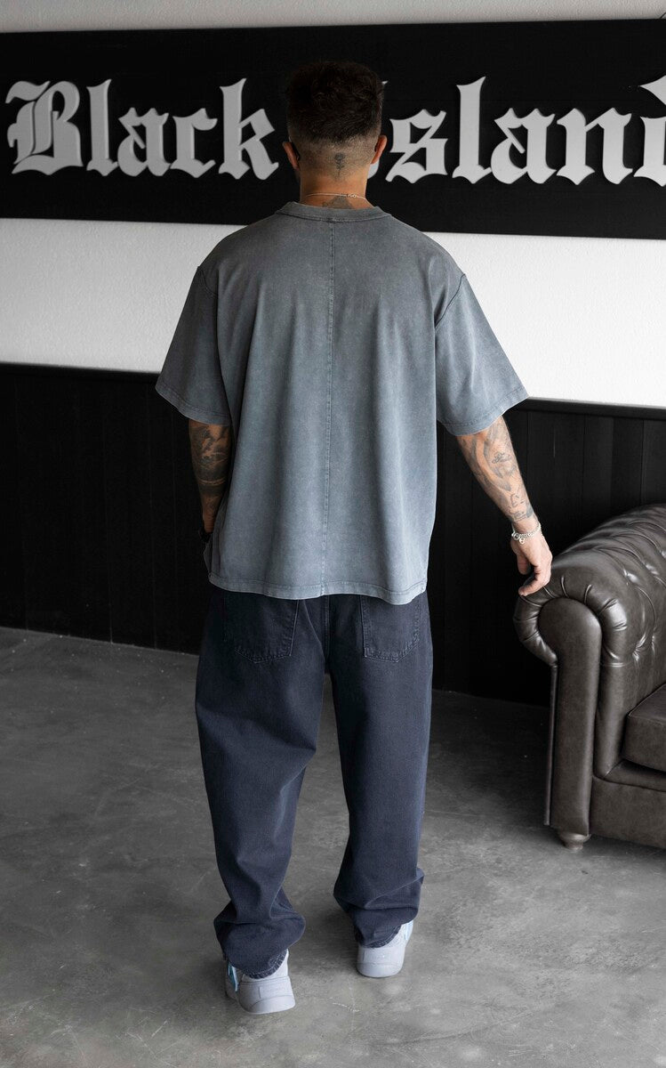 WASHED POCKET T-SHIRT ANTRA 1725