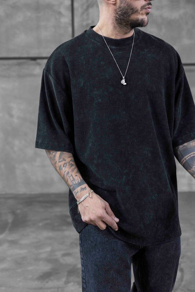 WASHED T-SHIRT BLACK 1723