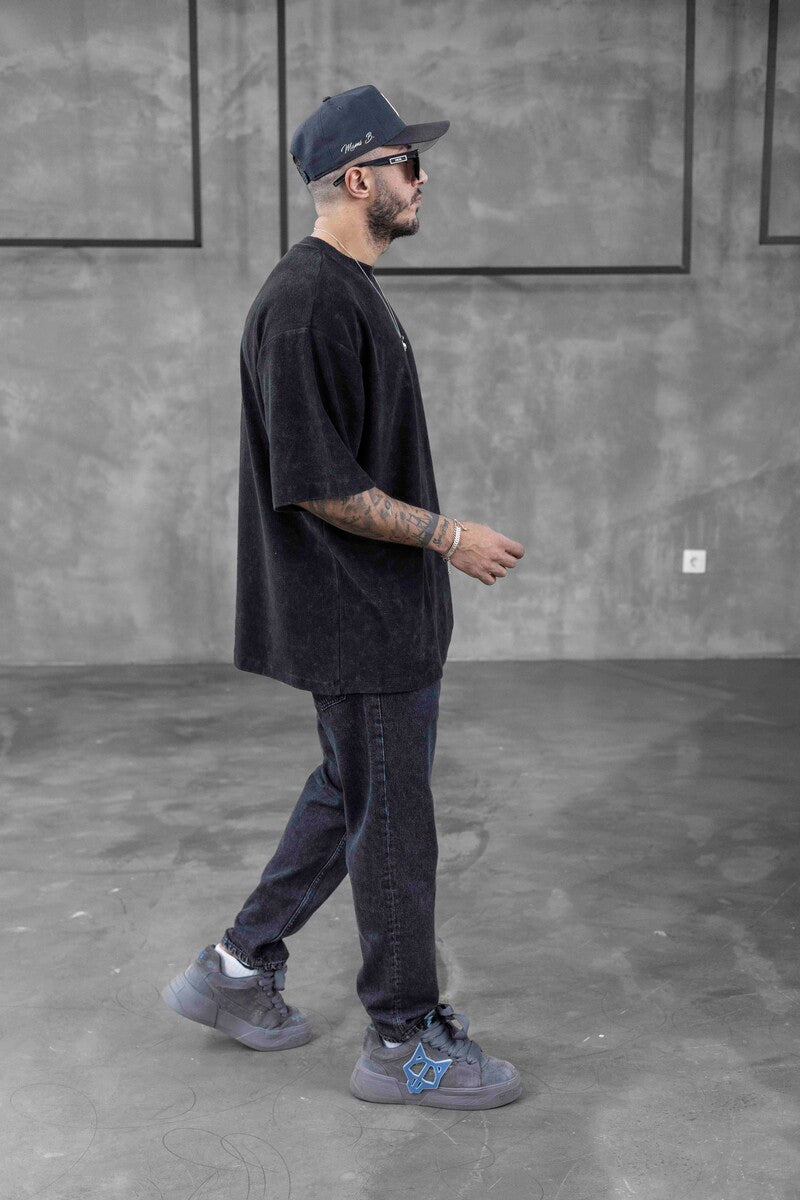 WASHED T-SHIRT BLACK 1723