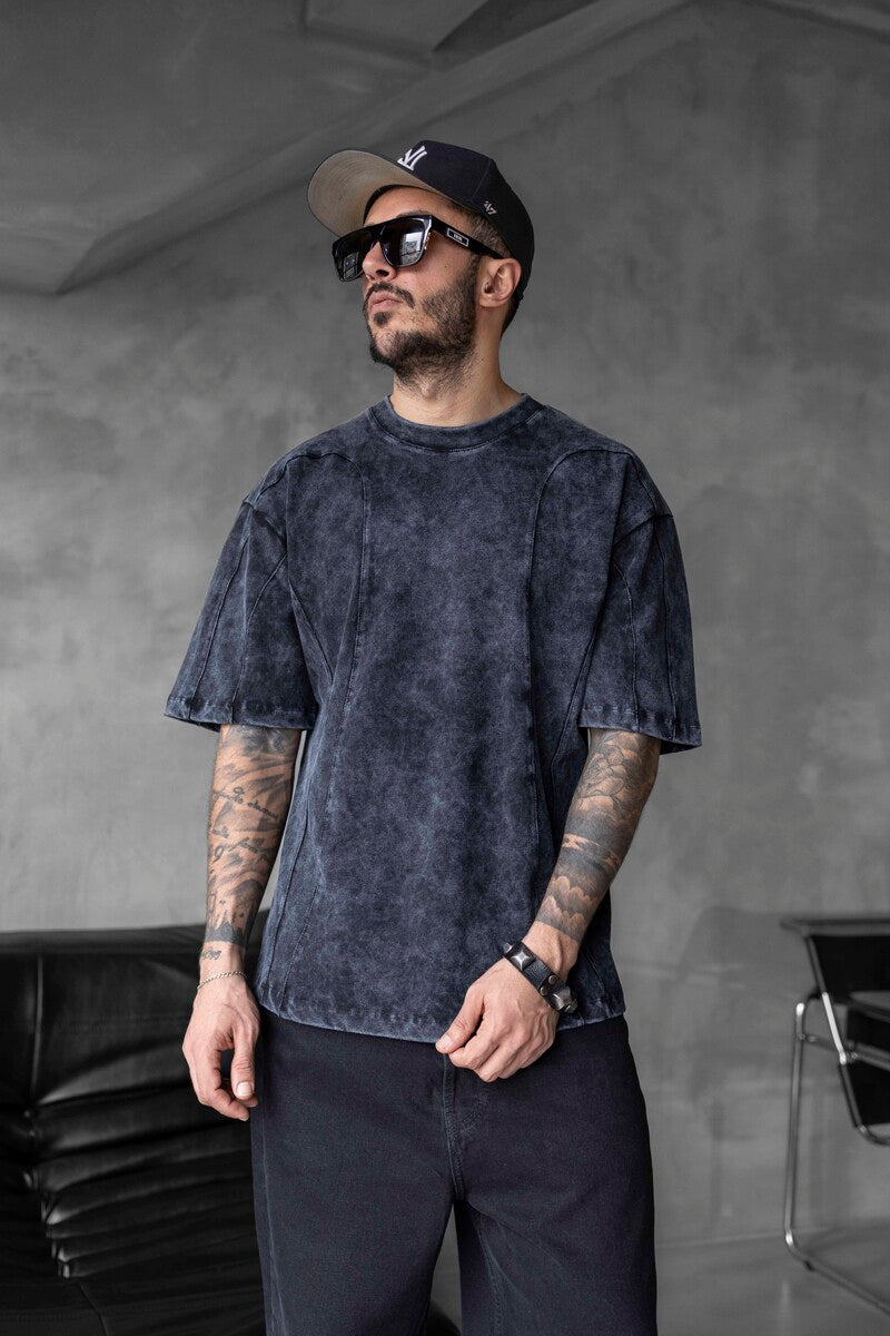 WASHED T-SHIRT BLACK 1818