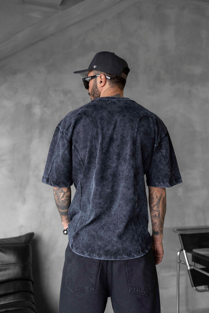 WASHED T-SHIRT BLACK 1818