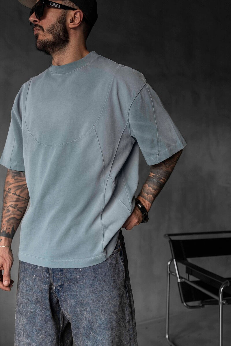 WASHED T-SHIRT LIGHT BLUE 1821