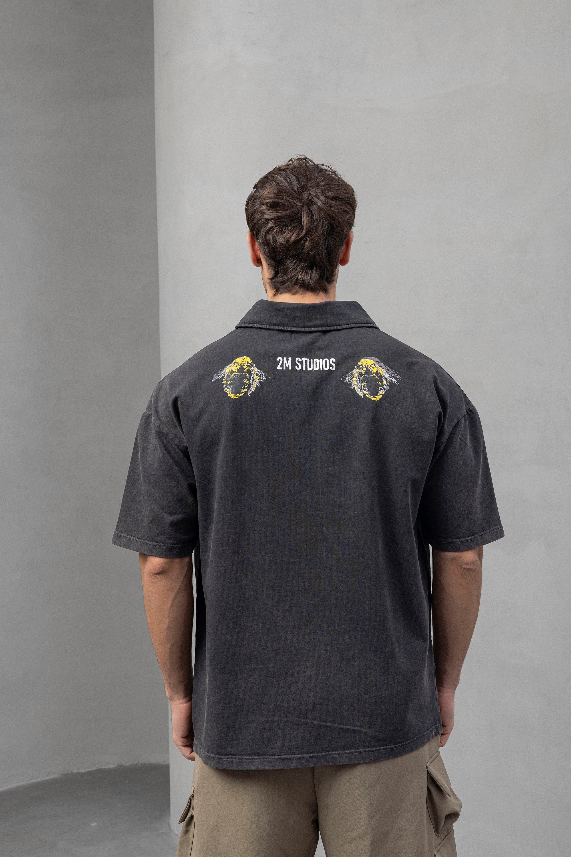 Black Polo Eye T‑Shirt – Bold Graphic Tee, Urban Edge