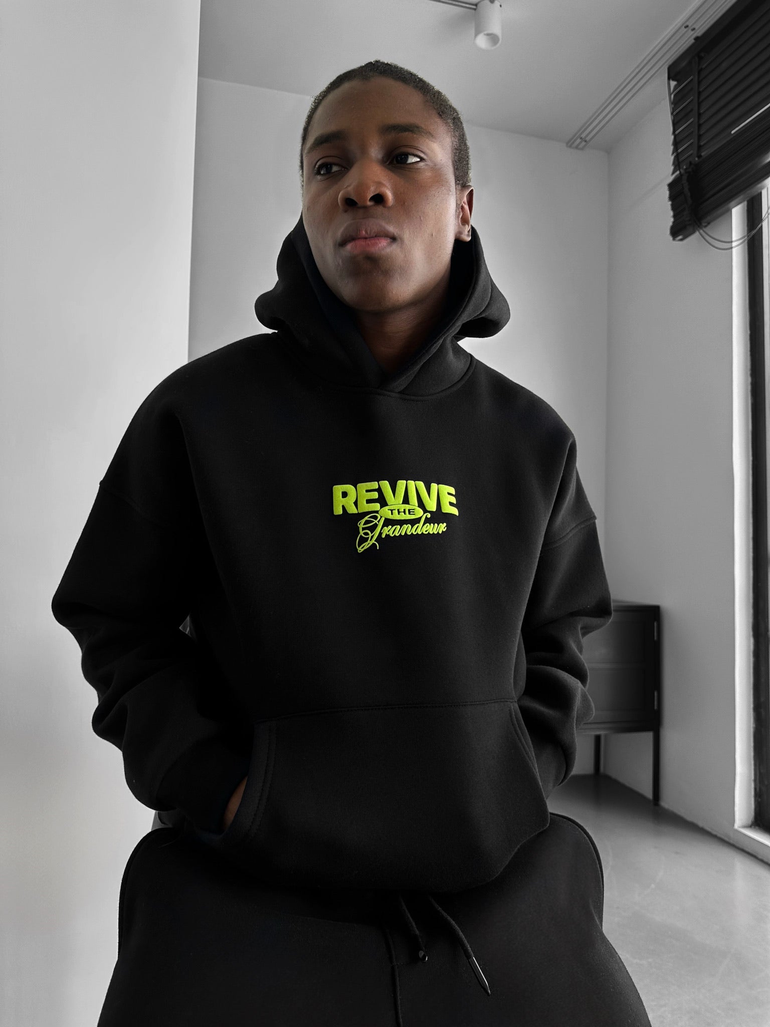 Oversize Revive Hoodie - Black