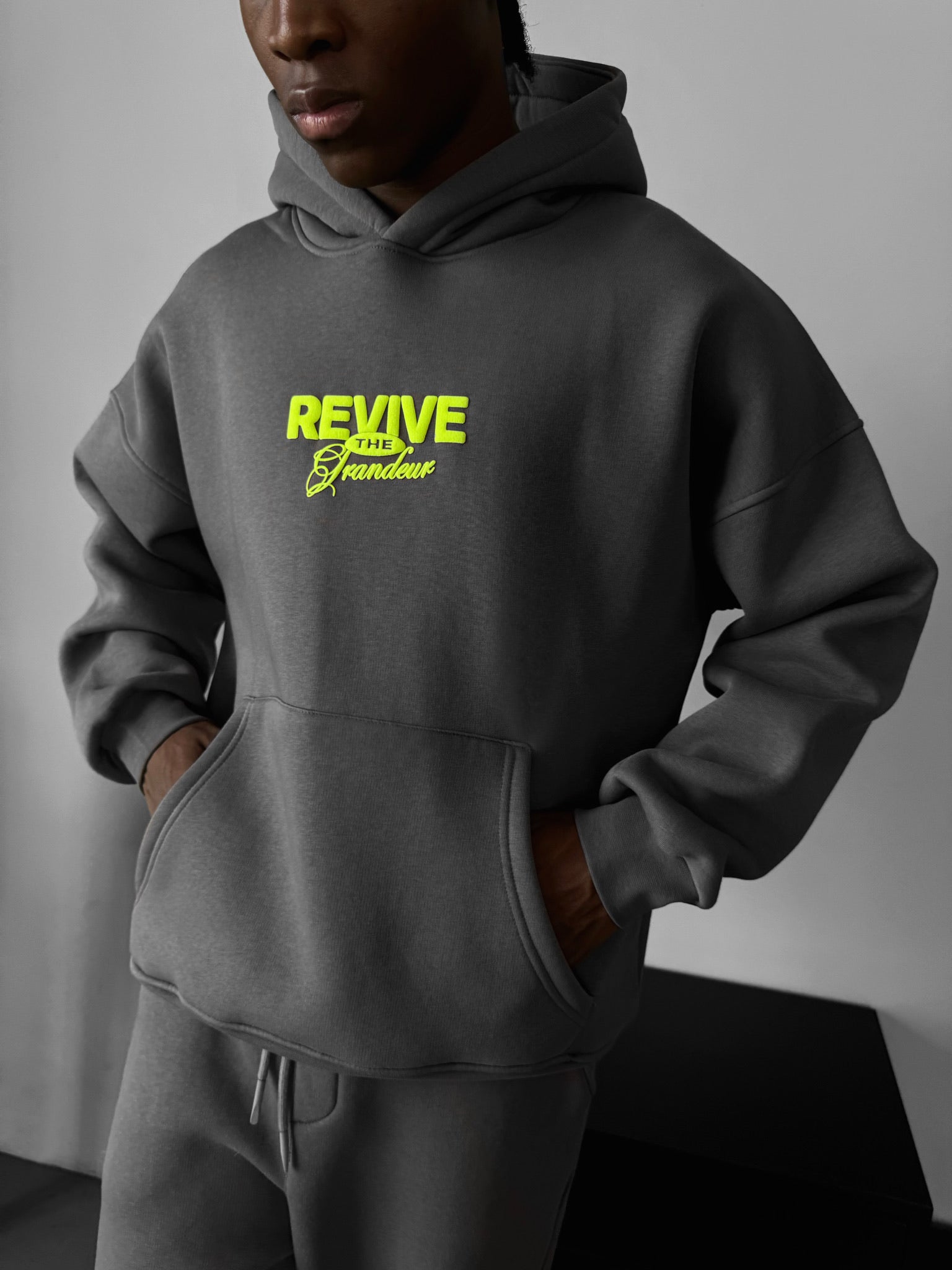 Oversize Revive Hoodie - Anthracite