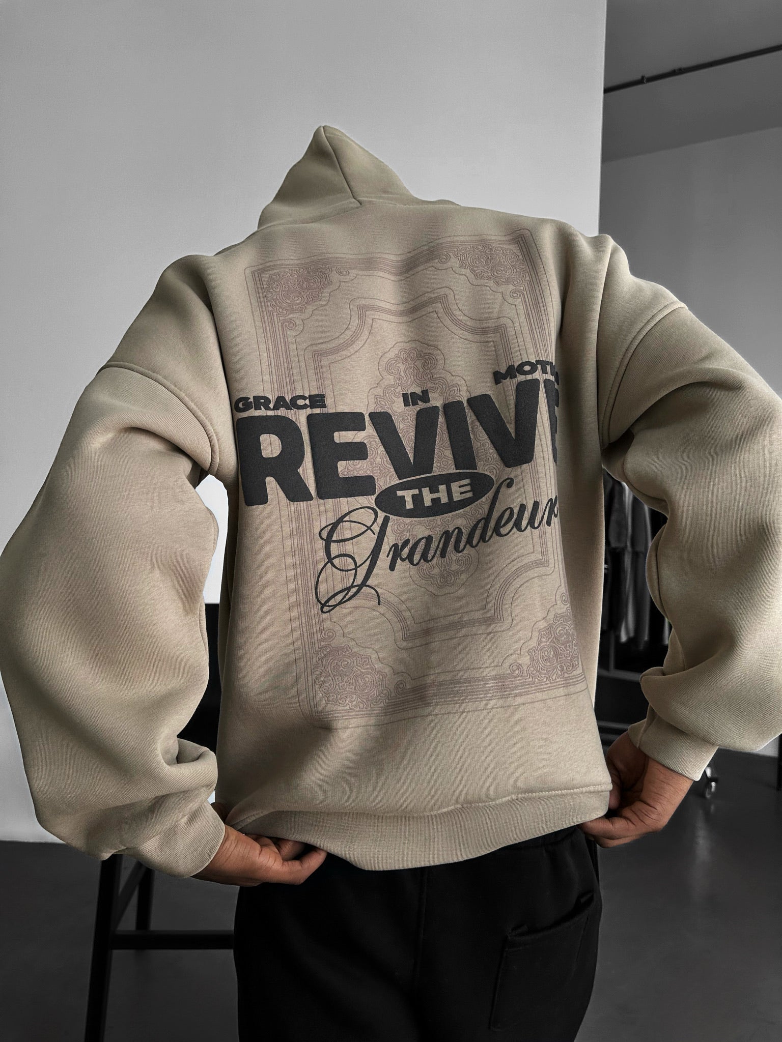 Oversize Revive Hoodie - Simply Taupe