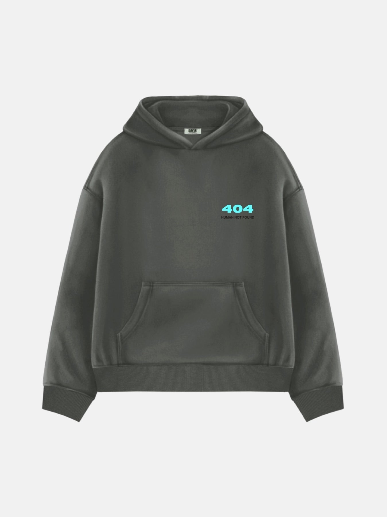 Oversize 404 Hoodie - Anthracite