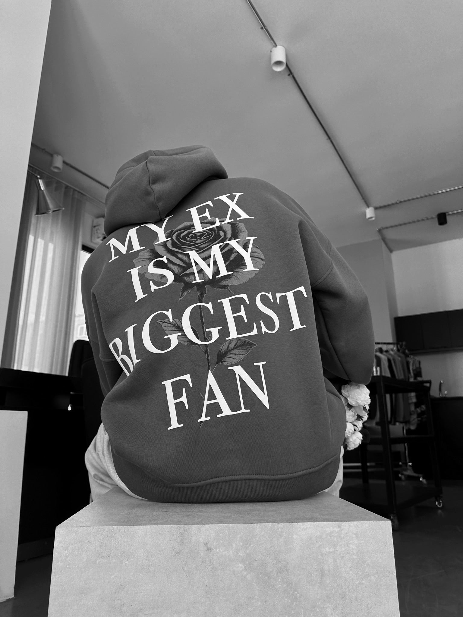 Oversize “EX” Hoodie