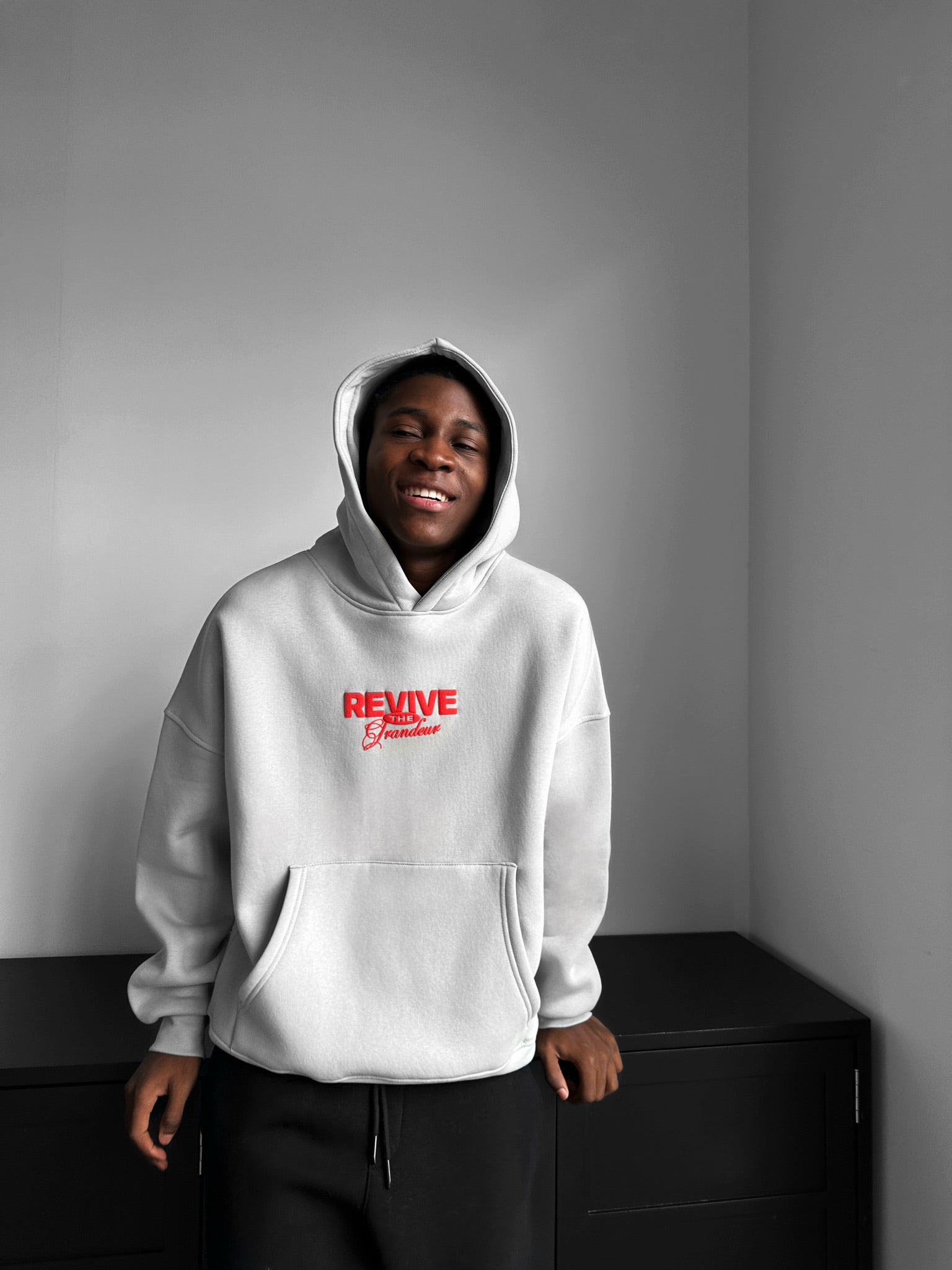 Oversize Revive Hoodie - Grey