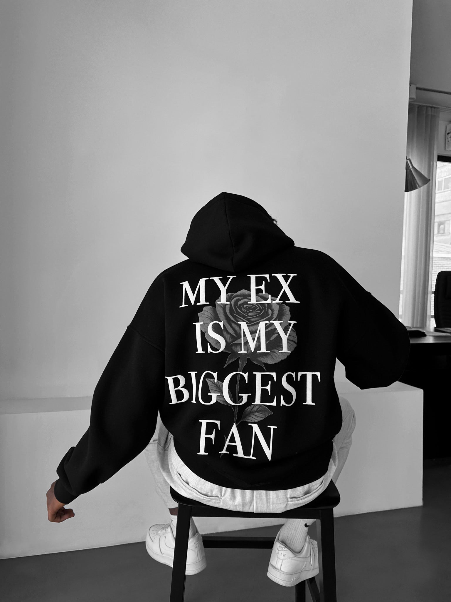 Oversize “EX” Hoodie