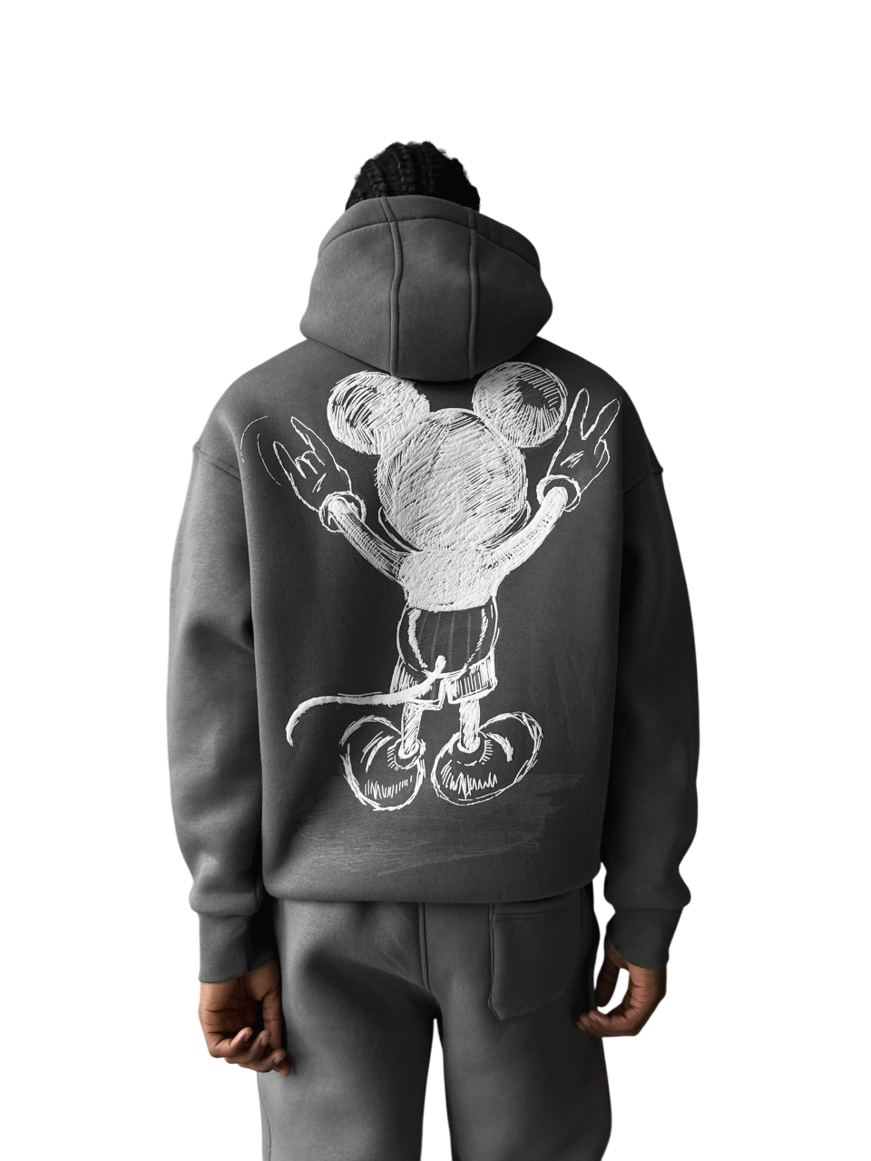 Oversize Mouse Hoodie - Anthracite