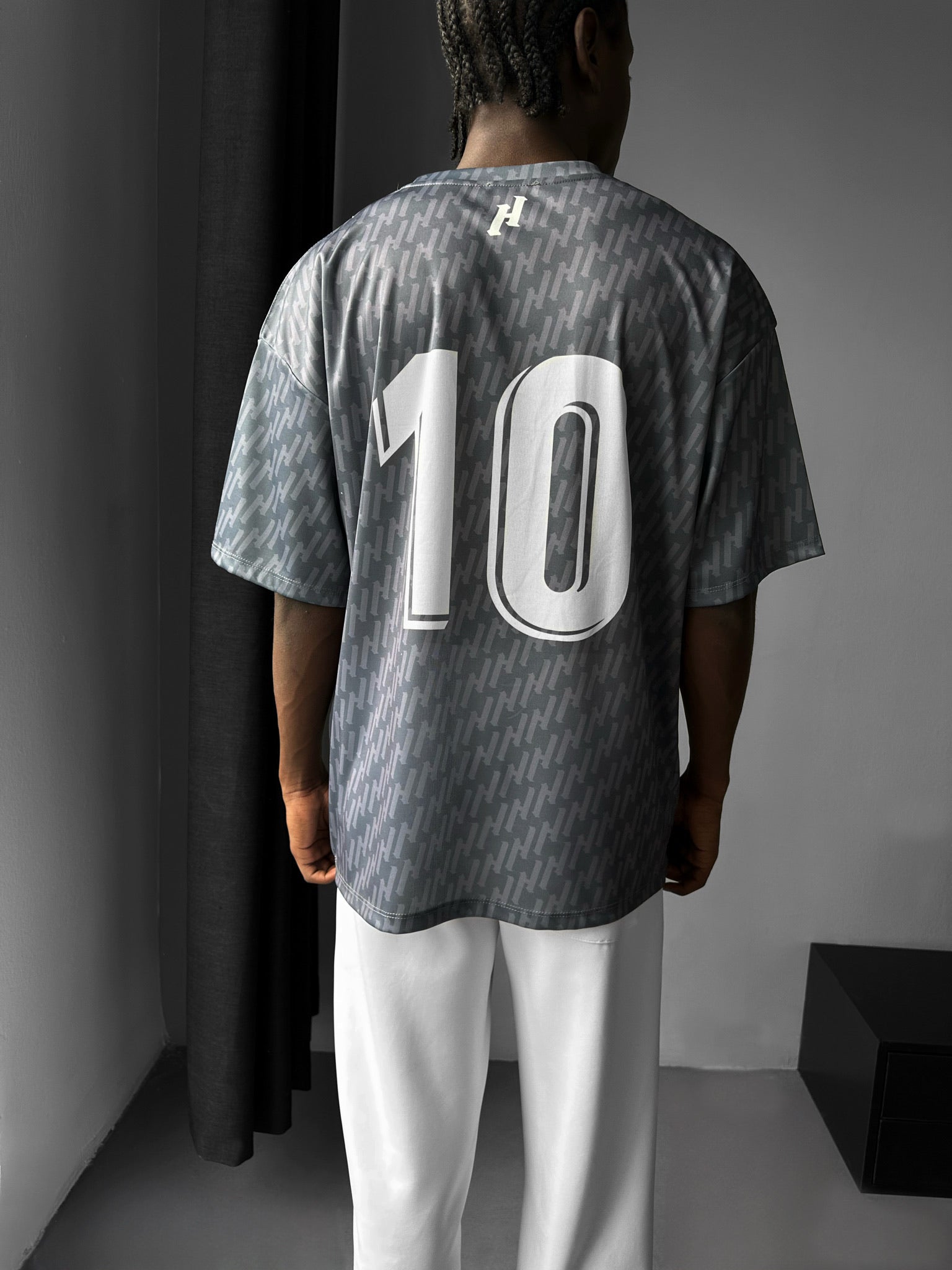 Oversize Mafia Trikot T-Shirt - Anthracite