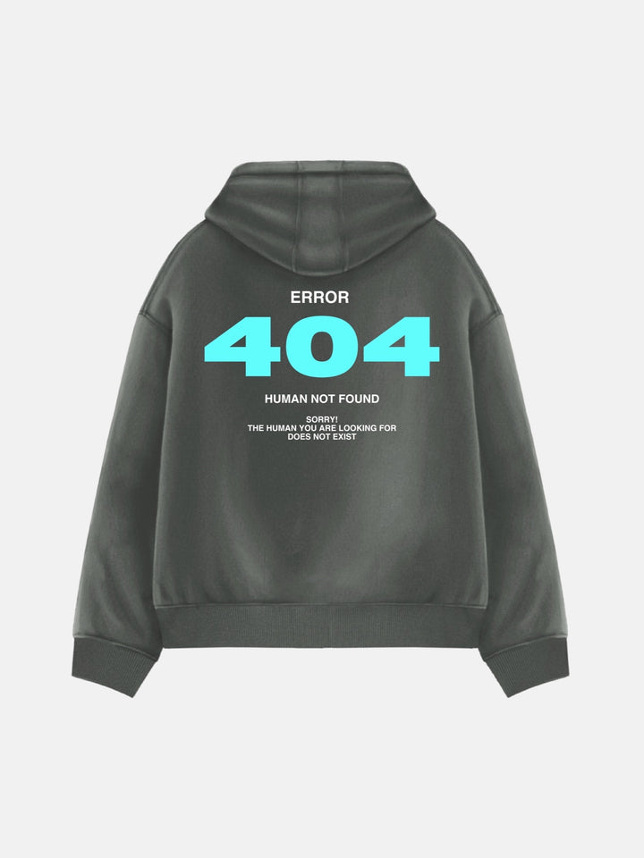 Oversize 404 Hoodie - Anthracite