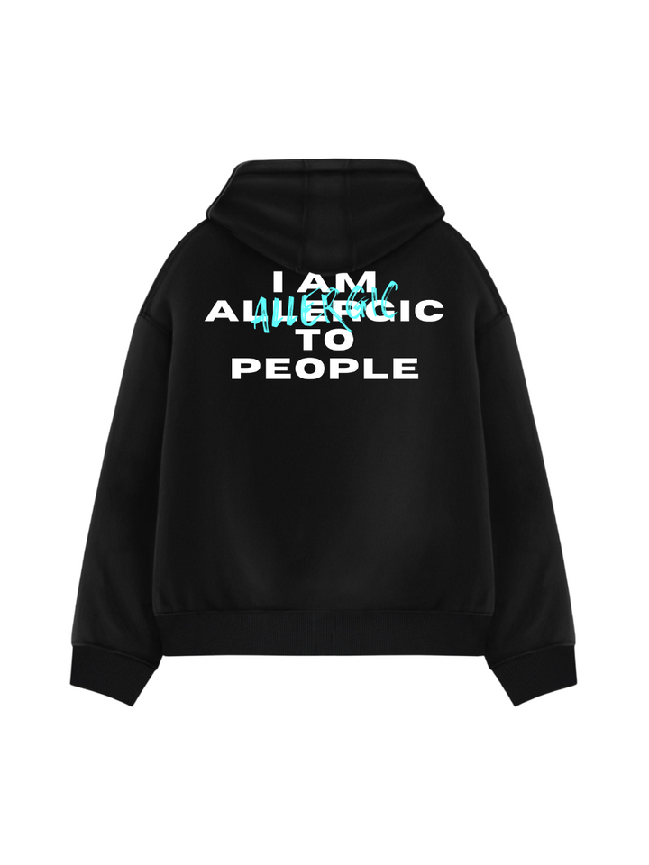 Oversize Allergic Hoodie - Black