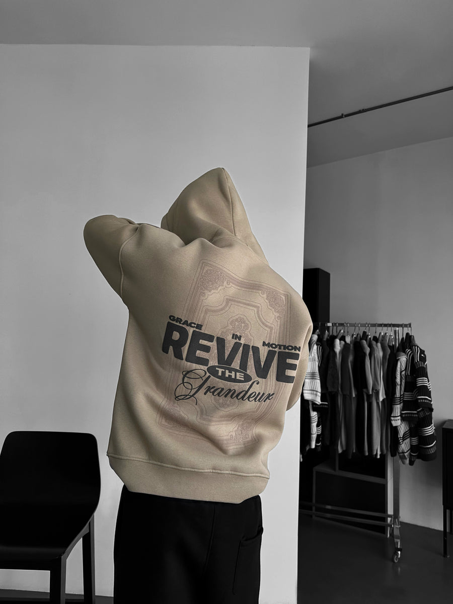 Oversize Revive Hoodie - Simply Taupe