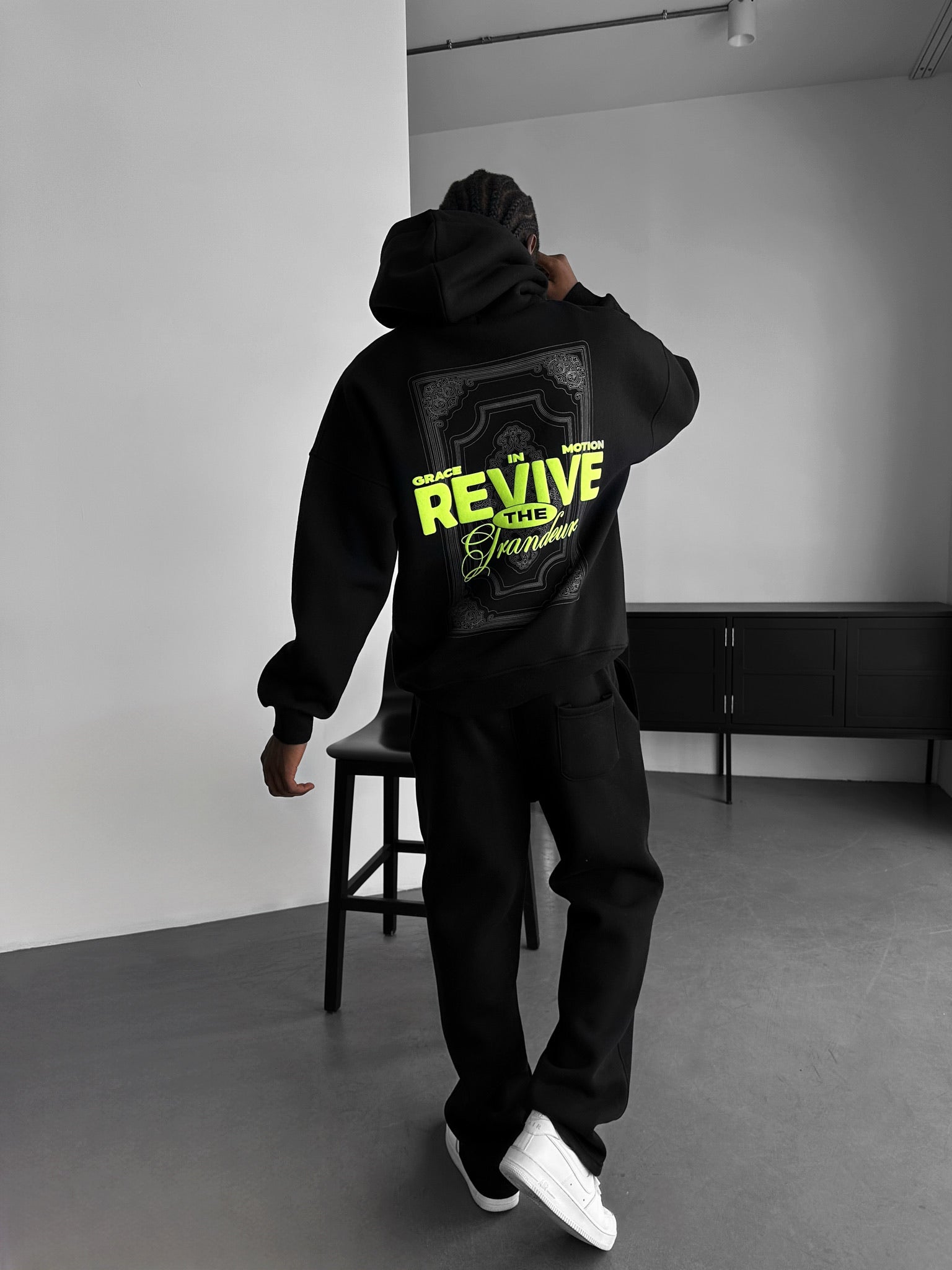 Oversize Revive Hoodie - Black