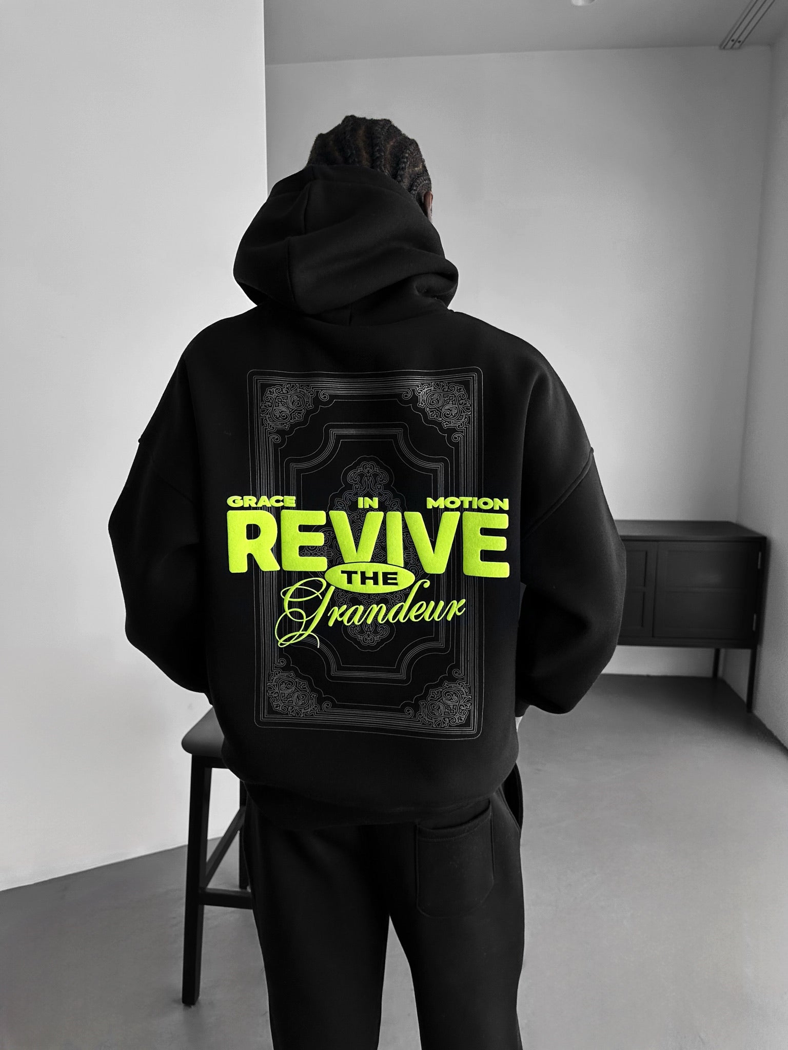 Oversize Revive Hoodie - Black