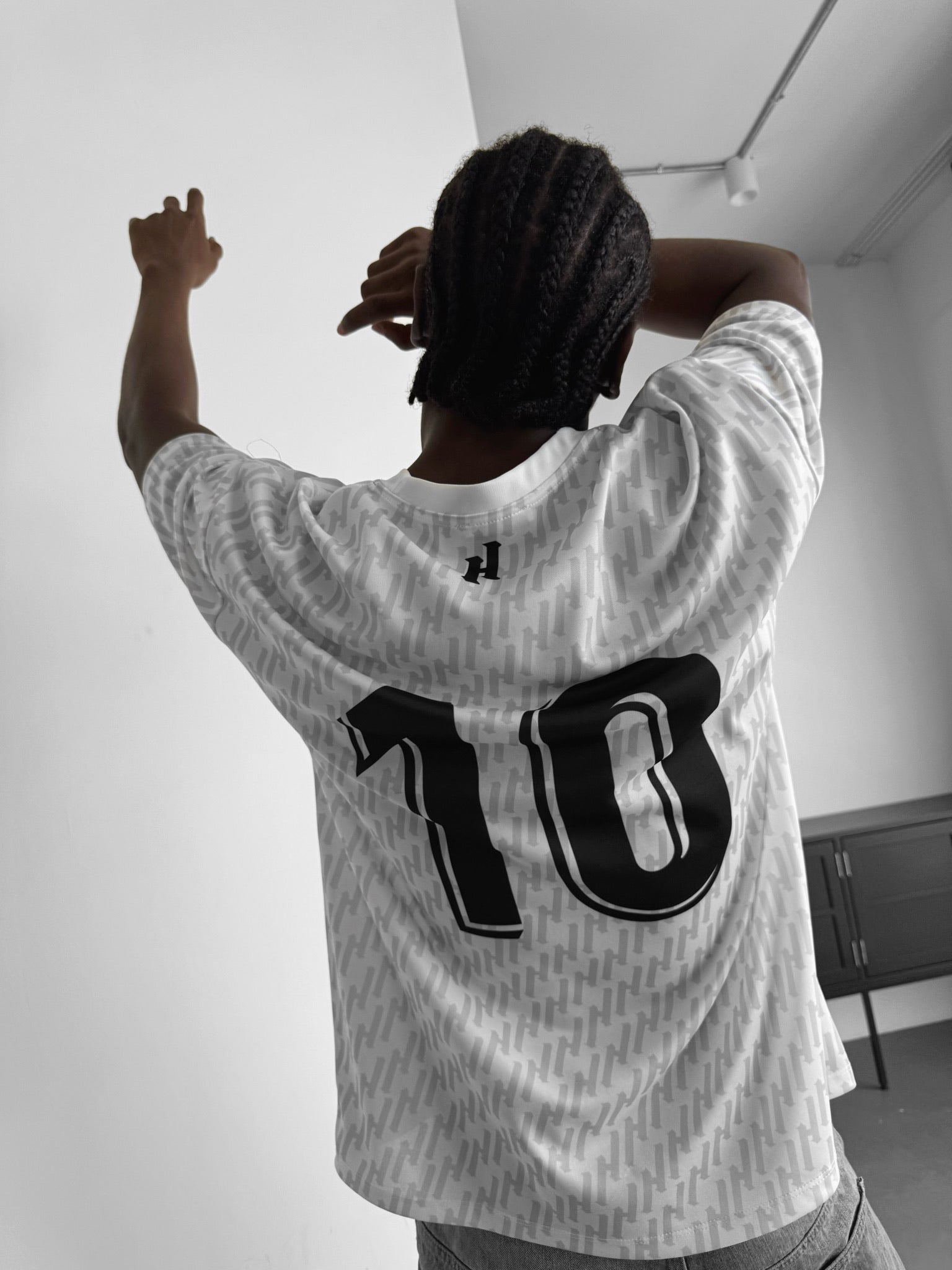 Oversize Mafia Trikot T-Shirt - White