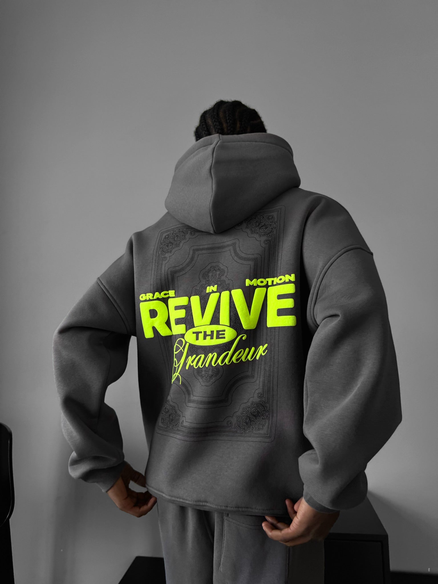 Oversize Revive Hoodie - Anthracite