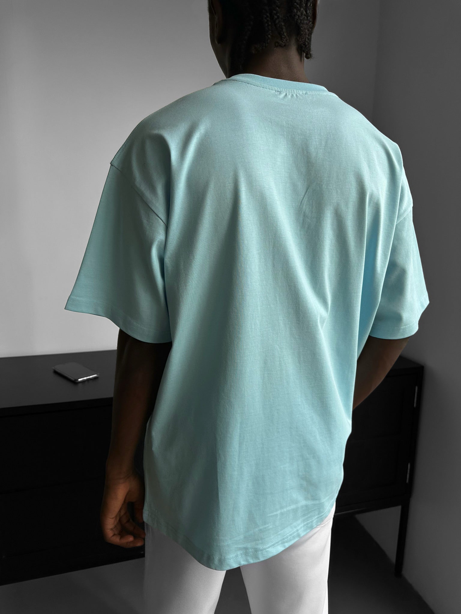 Oversize Basic T-Shirt - Babyblue