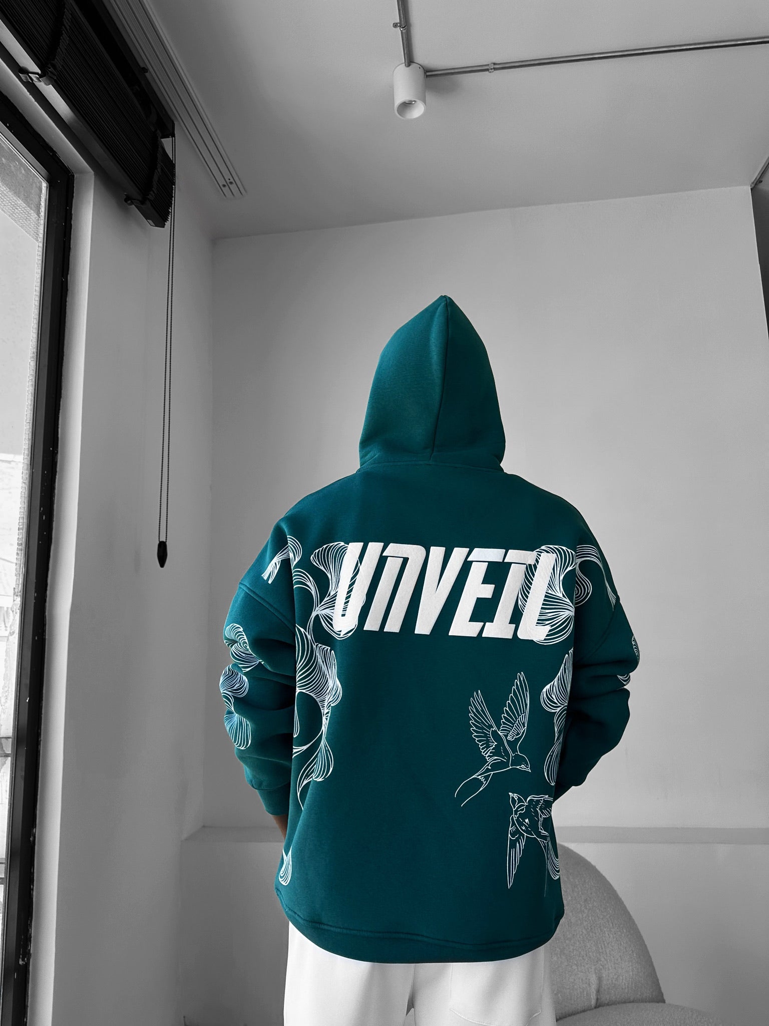 Oversize Unveil Hoodie - Sea Moss
